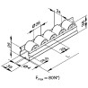 Bosch Rexroth Roller Track, 28 mm Diameter, 24 mm Width, 2000 mm Length, PE Material 3842993431/2000