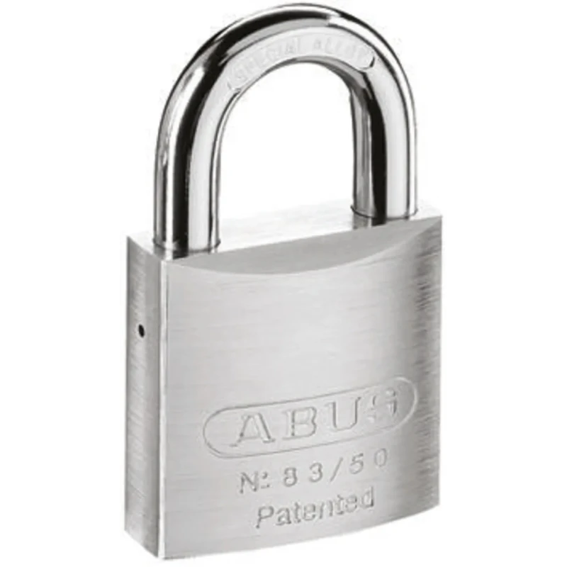 ABUS Keyed Steel Heavy Duty Padlock Weatherproof, 10 mm Shackle Diameter, 48 mm Body Width 83/50