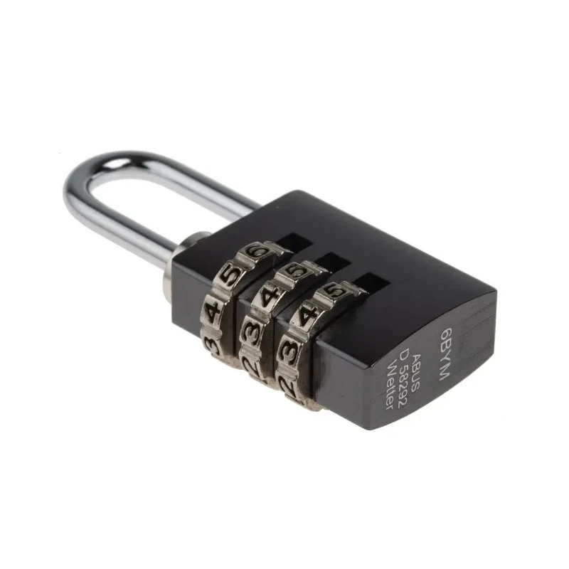 ABUS Aluminium, Steel Combination Padlock Weatherproof 3 mm Shackle 20 mm Body 145/20 Titanium