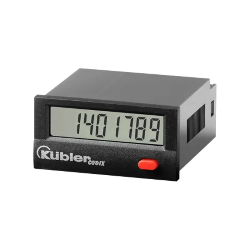 Kubler Industrial Panel Mount 7 Digit Digital Counter 8mm Digit Height 10-30VDC Supply Voltage 6.140.012.300