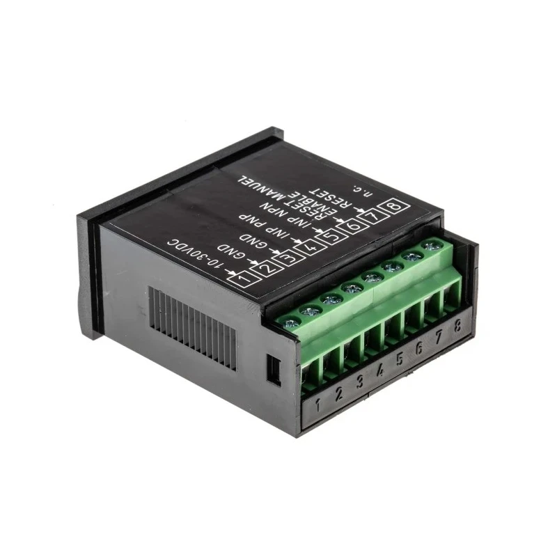 Kubler Industrial Panel Mount 7 Digit Digital Counter 8mm Digit Height 10-30VDC Supply Voltage 6.140.012.300