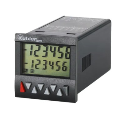 Kubler Digital Counter 12-Digit LCD Display Panel Mount Lock Reset Method 230 VDC 6.907.0100.0A0