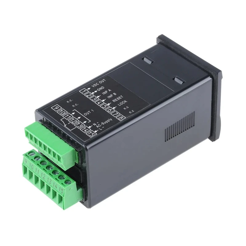 Kubler Digital Counter 12-Digit LCD Display Panel Mount Lock Reset Method 230 VDC 6.907.0100.0A0
