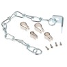 ABUS Hardened Steel Security Chain 60 mm Diameter BKW Chain Attachment