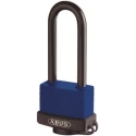 ABUS Weatherproof Key Lock Padlock, 9mm Stainless Steel Shackle, 59mm Brass Body 70IB/50HB80