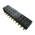 Samtec CLP Series Straight Surface PCB Socket 52-Contact 2 Row 1.27 mm Pitch 3.4A 340V CLP-126-02-L-D