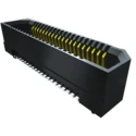 Samtec ERF8 Series Straight Surface PCB Socket, 80-Contact, 2 Row, 0.8 mm Pitch, 318V, 2.2A Current 