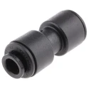 John Guest PM Series Acetal Copolymer Pneumatic Equal Straight Connector Push-in 6 mm to 6 mm PM0406E