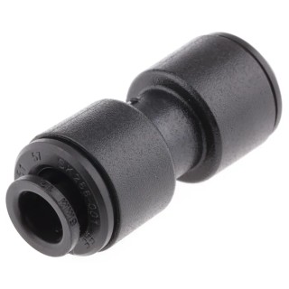 John Guest PM Series Acetal Copolymer Pneumatic Equal Straight Connector Push-in 6 mm to 6 mm PM0406E