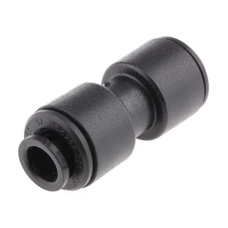 John Guest PM Series Acetal Copolymer Pneumatic Equal Straight Connector Push-in 6 mm to 6 mm PM0406E