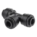 John Guest PM Series Pneumatic Tee Tube-to-Tube Adapter Push-in 6 mm Stainless Steel Brass Plastic PM0206E