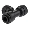 John Guest PM Series Pneumatic Tee Tube-to-Tube Adapter Push-in 6 mm Stainless Steel Brass Plastic PM0206E