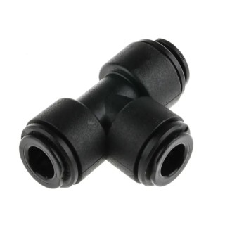 John Guest PM Series Pneumatic Tee Tube-to-Tube Adapter Push-in 8 mm Push In 8 mm PM0208E