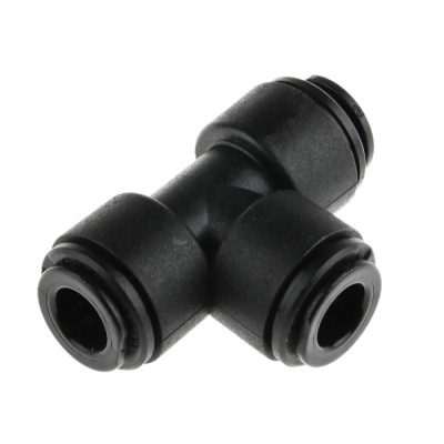 John Guest PM Series Pneumatic Tee Tube-to-Tube Adapter Push-in 8 mm Push In 8 mm PM0208E
