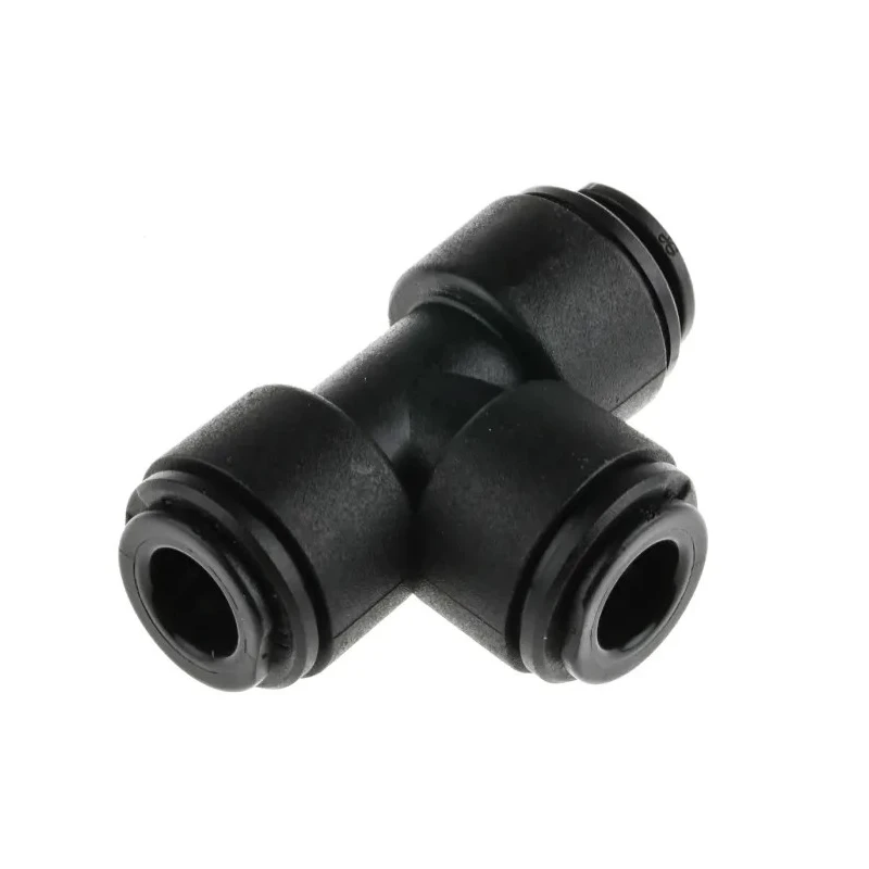 John Guest PM Series Pneumatic Tee Tube-to-Tube Adapter Push-in 8 mm Push In 8 mm PM0208E