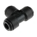 John Guest PM Series Pneumatic Tee Tube-to-Tube Adapter Push-in 8 mm Push In 8 mm PM0208E
