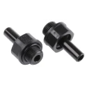 John Guest PM Series Pneumatic Fitting Acetal Copolymer, 6mm Push-in Tube, Male G 1/8 Threaded-to-Tube Connection PM050611E