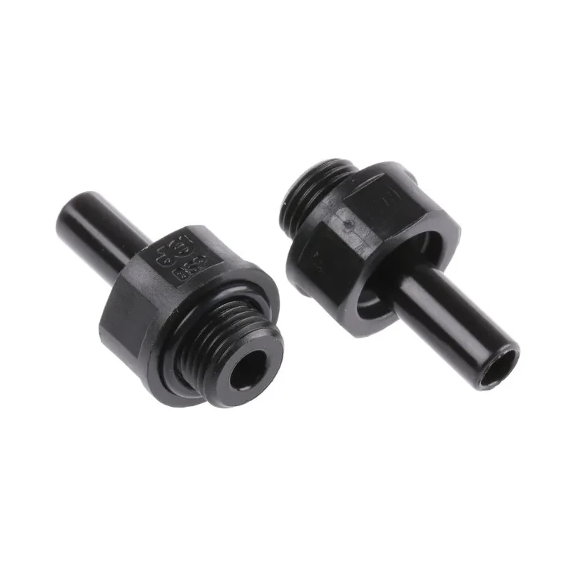John Guest PM Series Pneumatic Fitting Acetal Copolymer, 6mm Push-in Tube, Male G 1/8 Threaded-to-Tube Connection PM050611E
