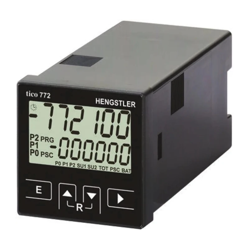 Hengstler Multifunctional Panel Mount Digital Counter 6 Digit LCD Display 9.3mm Height Automatic & Manual Reset 0 772 132
