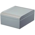 ROLEC AluCASE Grey Die Cast Aluminium Enclosure 70 mm Height, 160 mm Length, 130 mm Width 190.130.004