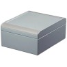 ROLEC AluCASE Grey Die Cast Aluminium Enclosure 70 mm Height, 160 mm Length, 130 mm Width 190.130.004