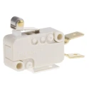 ZF Short Roller Lever Micro Switch, Tab Terminal, SPDT, 21A, 250V AC, IP40 D489-V3RA
