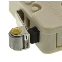 ZF Short Roller Lever Micro Switch, Tab Terminal, 16A, 250V AC, SPDT Contact Configuration, IP40 Rated D459-V3RA
