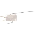 ZF Long Leaf Lever Micro Switch, Tab Terminal, 16A, 250 V AC, SPDT (NO/NC), IP40 