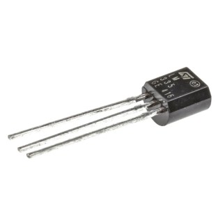 STMicroelectronics MCP9509CT Series Voltage Output Temperature Sensor Through Hole Mount Analogue ±5°C 3-Pin TO-92 MCP9509CT