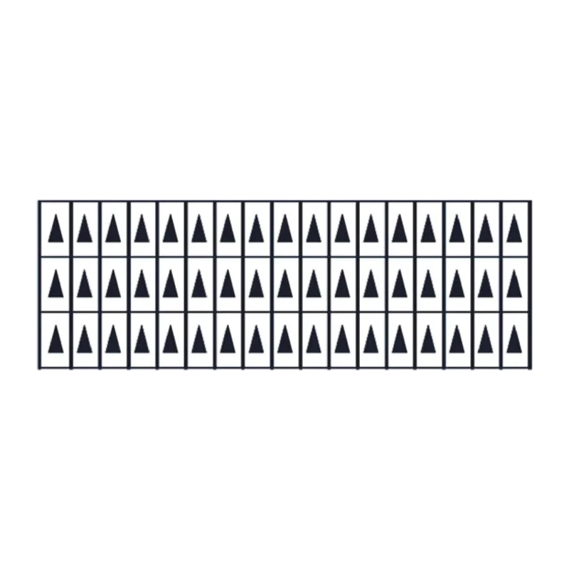 SES Sterling Pre-Printed Adhesive Label Black Text on White Background 4.75mm x 2.45mm 3010200001