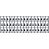 SES Sterling Pre-Printed Adhesive Label Black Text on White Background 4.75mm x 2.45mm 3010200001