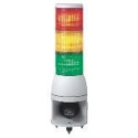 Schneider Electric Harmony Series Signal Tower Buzzer, 3 Lights Green Amber Red LED 24V dc Surface Mount XVC1B3SK