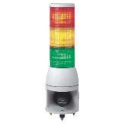 Schneider Electric Harmony Series Signal Tower Buzzer, 3 Lights Green Amber Red LED 24V dc Surface Mount XVC1B3SK
