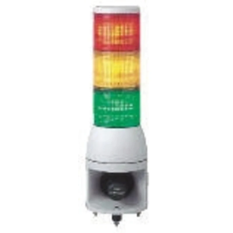 Schneider Electric Harmony Series Signal Tower Buzzer, 3 Lights Green Amber Red LED 24V dc Surface Mount XVC1B3SK
