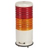 Schneider Electric Harmony XVC6 Series Red, Amber Signal Tower Electronic Alarm Sounder 2 Lights 24V