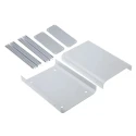 METCASE Unicase Grey Aluminium Instrument Case 50 mm x 180 mm x 130 mm M5511110