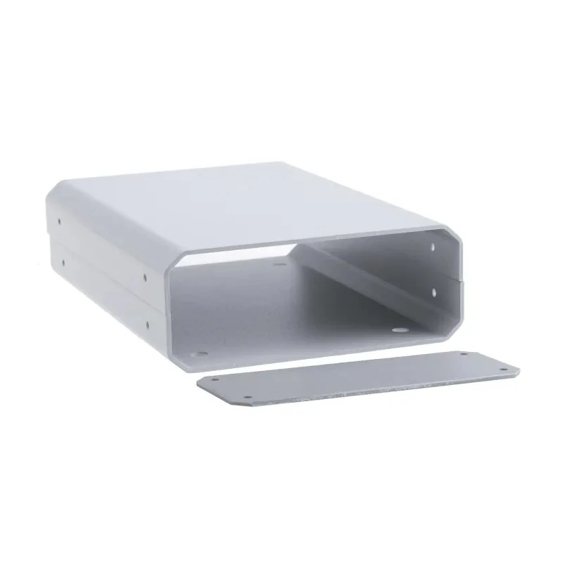 METCASE Unicase Grey Aluminium Instrument Case 50 mm x 180 mm x 130 mm M5511110