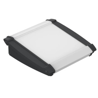 Bopla Aluminium ABS Desktop Enclosure with Sloped Front, 150 mm x 181.2 mm x 53.2 mm, IP54 92850150.MT6 ATPH 1850-0150