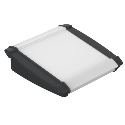 Bopla Aluminium ABS Desktop Enclosure with Sloped Front, 150 mm x 181.2 mm x 53.2 mm, IP54 92850150.MT6 ATPH 1850-0150