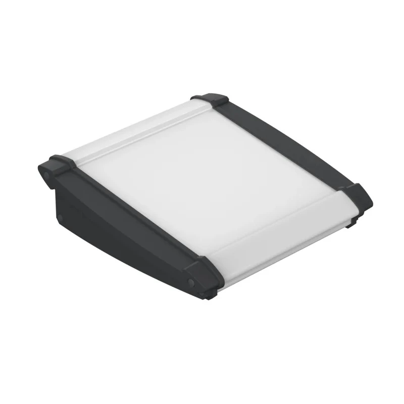 Bopla Aluminium ABS Desktop Enclosure with Sloped Front, 150 mm x 181.2 mm x 53.2 mm, IP54 92850150.MT6 ATPH 1850-0150