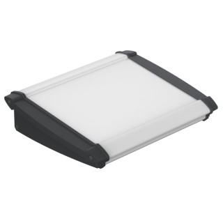 Bopla Aluminium Desktop Enclosure Alu-Topline Series Black Natural ABS Sloped Front 200mm x 92850200.MT6 ATPH 1850-0200