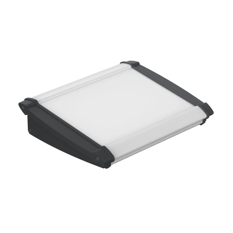Bopla Aluminium Desktop Enclosure Alu-Topline Series Black Natural ABS Sloped Front 200mm x 92850200.MT6 ATPH 1850-0200