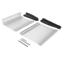 Bopla Aluminium Desktop Enclosure Alu-Topline Series Black Natural ABS Sloped Front 200mm x 92850200.MT6 ATPH 1850-0200