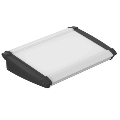 Bopla Aluminium ABS Desktop Enclosure, Sloped Front, Black and Natural Colours, 250 mm x 181.2 92850250.MT1 ATPH 1850-0250