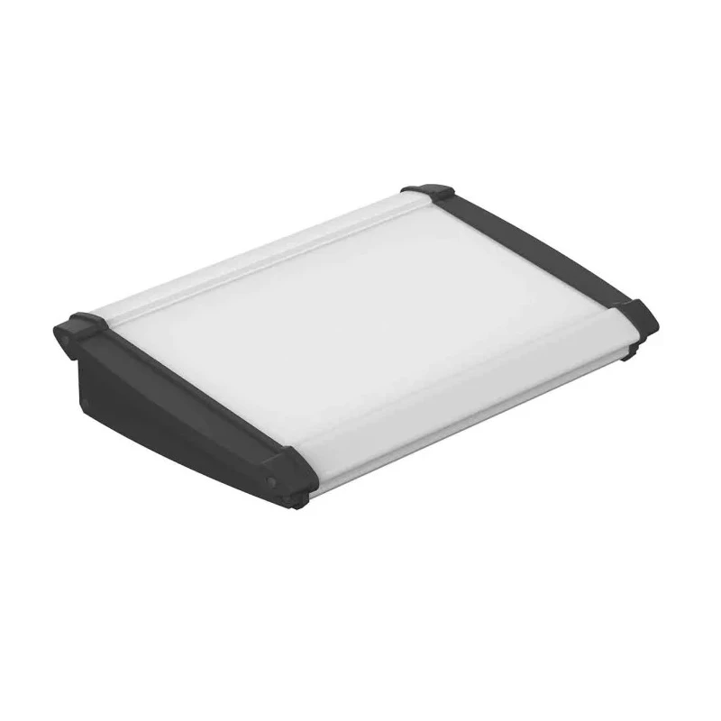 Bopla Aluminium ABS Desktop Enclosure, Sloped Front, Black and Natural Colours, 250 mm x 181.2 92850250.MT1 ATPH 1850-0250