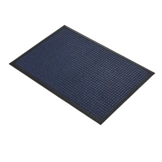 RS PRO Superdry Entrance Mat Waffle Pattern Indoor Use Blue 600 mm x 900 mm x 7 mm 159-6177