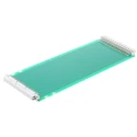 RS PRO 96 Way Double-Sided DIN 41612 Extender Board Adapter FR4 281.6 x 100 x 1.6 mm 159-6300