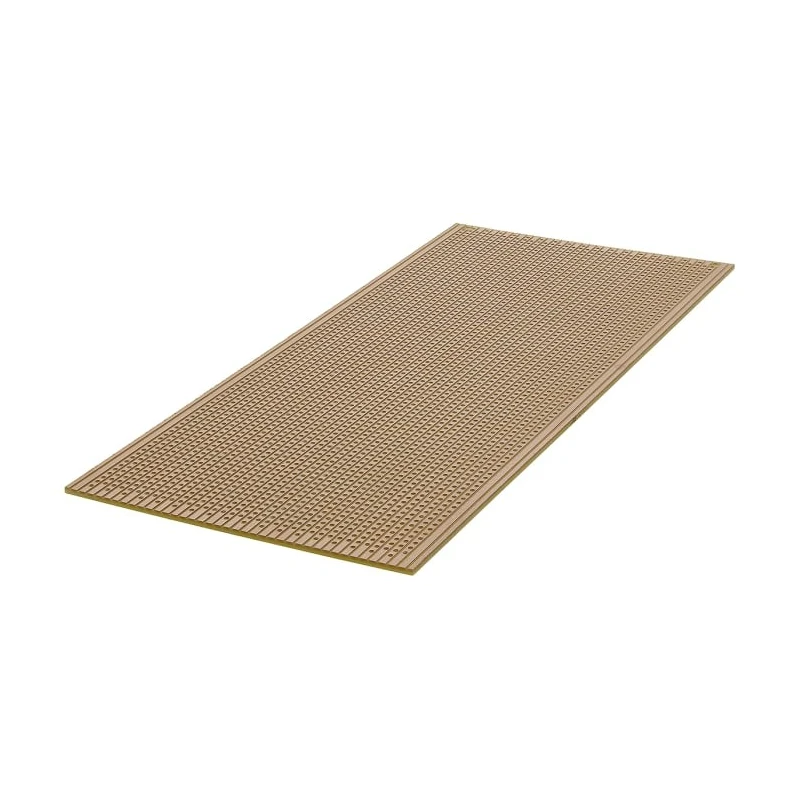 RS PRO Single-Sided Matrix Board FR2 Synthetic Resin Bonded Paper 1.02 mm Holes 220 x 100 mm 159-6322