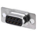 Amphenol Communications Solutions 9 Way Straight 2.74 mm Pitch Panel Mount D-Sub Connector Female FCE17