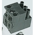 Wieland ST18 Series Lighting Connector Male/Female, 16A, 250V, Brass Contacts Tin Plating ST18